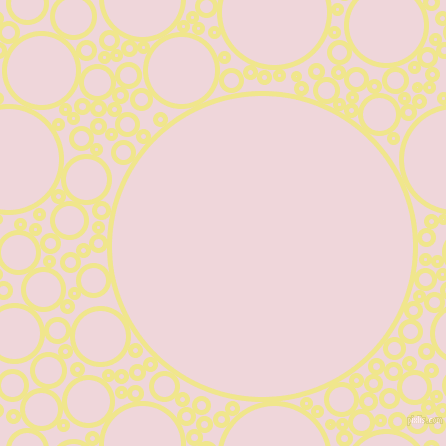 bubbles, circles, sponge, big, medium, small, 5 pixel line width, Khaki and Pale Rose circles bubbles sponge soap seamless tileable