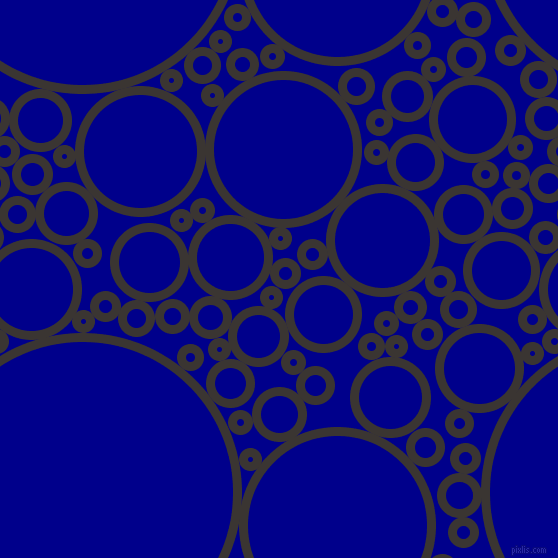 bubbles, circles, sponge, big, medium, small, 9 pixel line width, Kilamanjaro and Dark Blue circles bubbles sponge soap seamless tileable