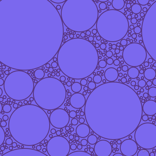 bubbles, circles, sponge, big, medium, small, 3 pixel line width, Kingfisher Daisy and Medium Slate Blue circles bubbles sponge soap seamless tileable