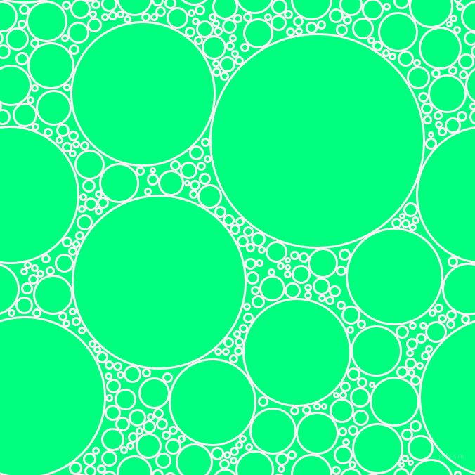bubbles, circles, sponge, big, medium, small, 3 pixel line width, Lavender Blush and Spring Green circles bubbles sponge soap seamless tileable
