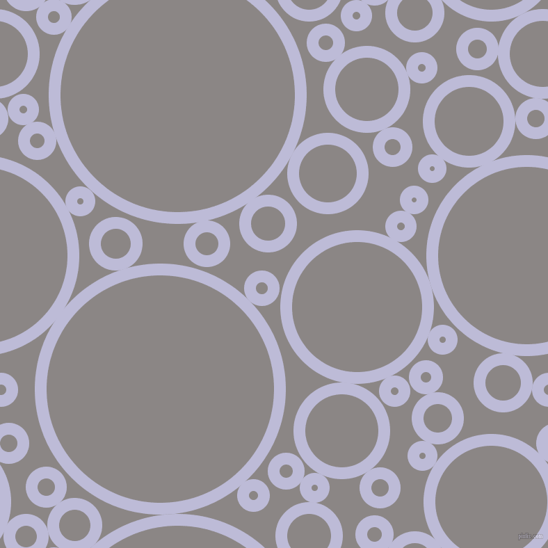 bubbles, circles, sponge, big, medium, small, 17 pixel line width, Lavender Grey and Suva Grey circles bubbles sponge soap seamless tileable