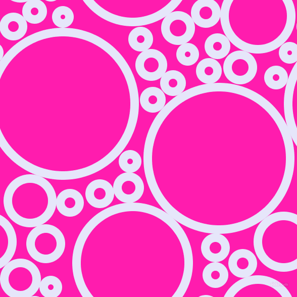 bubbles, circles, sponge, big, medium, small, 17 pixel line width, Lavender and Spicy Pink circles bubbles sponge soap seamless tileable