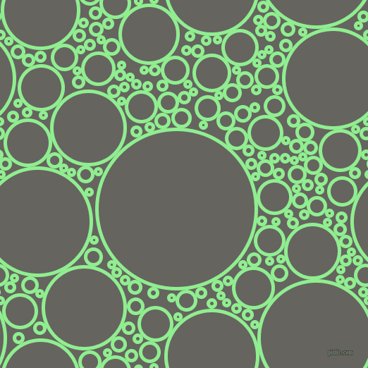 bubbles, circles, sponge, big, medium, small, 5 pixel line width, Light Green and Storm Dust circles bubbles sponge soap seamless tileable
