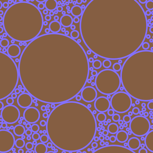 bubbles, circles, sponge, big, medium, small, 5 pixel line width, Light Slate Blue and Dark Wood circles bubbles sponge soap seamless tileable