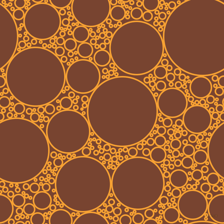bubbles, circles, sponge, big, medium, small, 5 pixel line width, Lightning Yellow and Cumin circles bubbles sponge soap seamless tileable