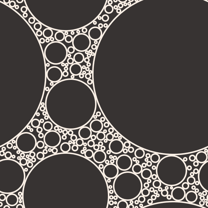 bubbles, circles, sponge, big, medium, small, 5 pixel line width, Linen and Gondola circles bubbles sponge soap seamless tileable