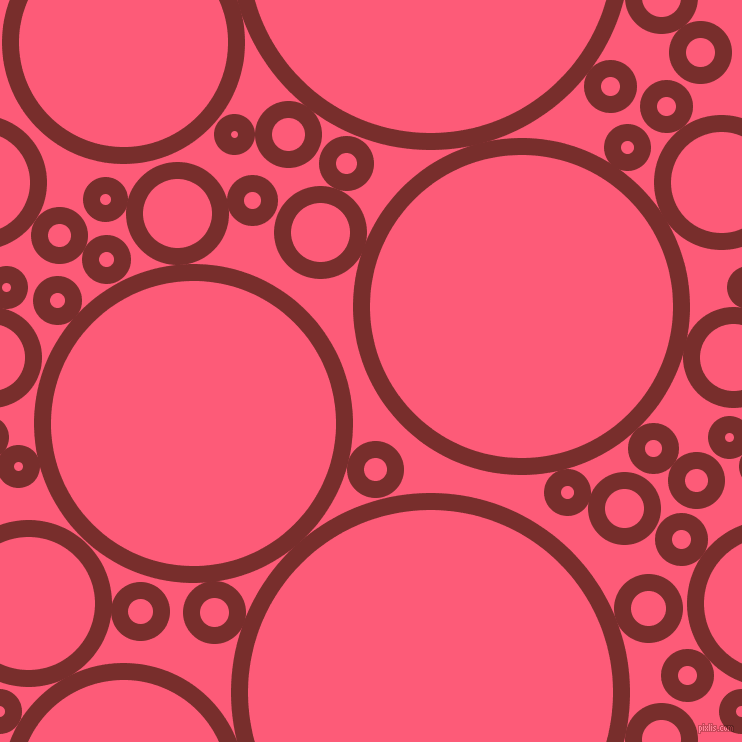 bubbles, circles, sponge, big, medium, small, 17 pixel line width, Lusty and Wild Watermelon circles bubbles sponge soap seamless tileable
