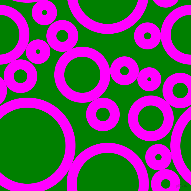 bubbles, circles, sponge, big, medium, small, 33 pixel line width, Magenta and Green circles bubbles sponge soap seamless tileable