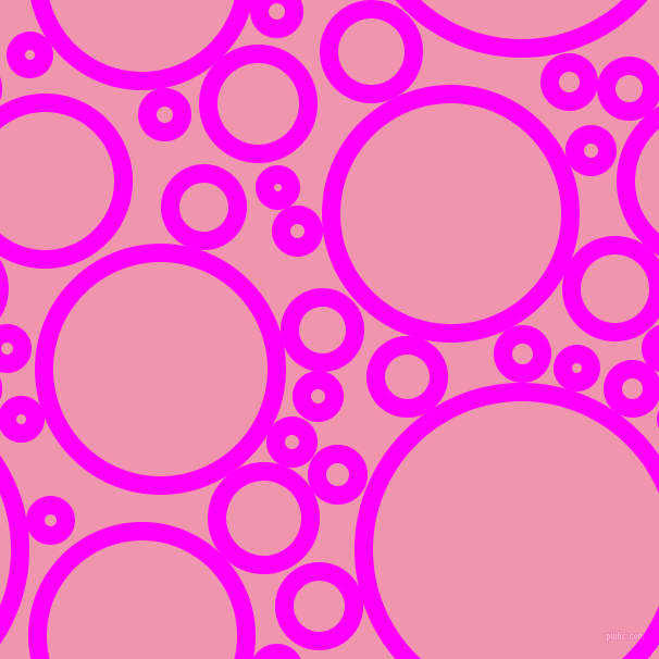 bubbles, circles, sponge, big, medium, small, 17 pixel line width, Magenta and Illusion circles bubbles sponge soap seamless tileable