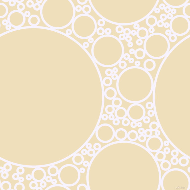bubbles, circles, sponge, big, medium, small, 9 pixel line width, Magnolia and Dutch White circles bubbles sponge soap seamless tileable