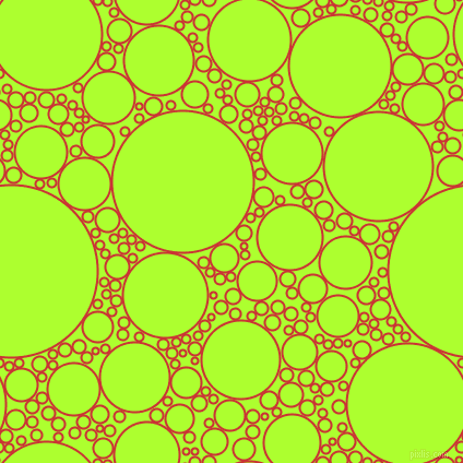 bubbles, circles, sponge, big, medium, small, 2 pixel line width, Mahogany and Green Yellow circles bubbles sponge soap seamless tileable