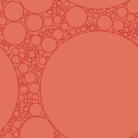 bubbles, circles, sponge, big, medium, small, 2 pixel line width, Mahogany and Terra Cotta circles bubbles sponge soap seamless tileable