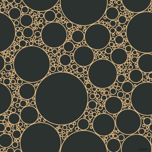 bubbles, circles, sponge, big, medium, small, 3 pixel line width, Maize and Woodsmoke circles bubbles sponge soap seamless tileable