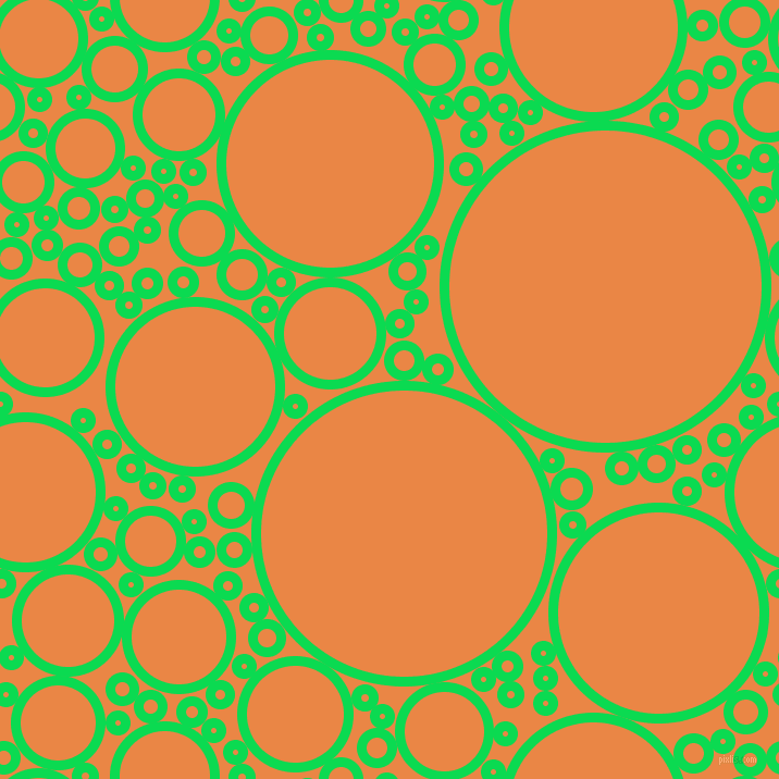 bubbles, circles, sponge, big, medium, small, 9 pixel line width, Malachite and Flamenco circles bubbles sponge soap seamless tileable