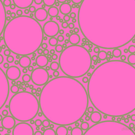 bubbles, circles, sponge, big, medium, small, 5 pixel line width, Malachite Green and Neon Pink circles bubbles sponge soap seamless tileable