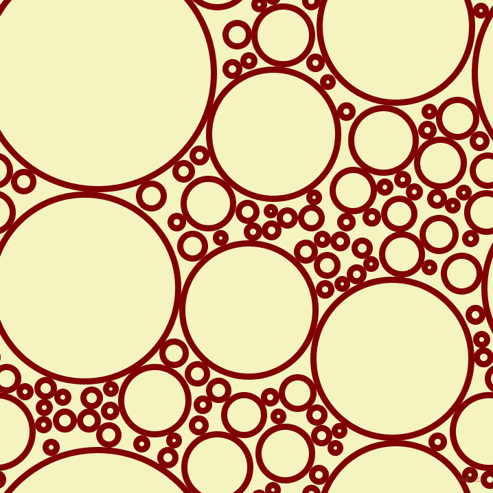 bubbles, circles, sponge, big, medium, small, 9 pixel line width, Maroon and Cumulus circles bubbles sponge soap seamless tileable