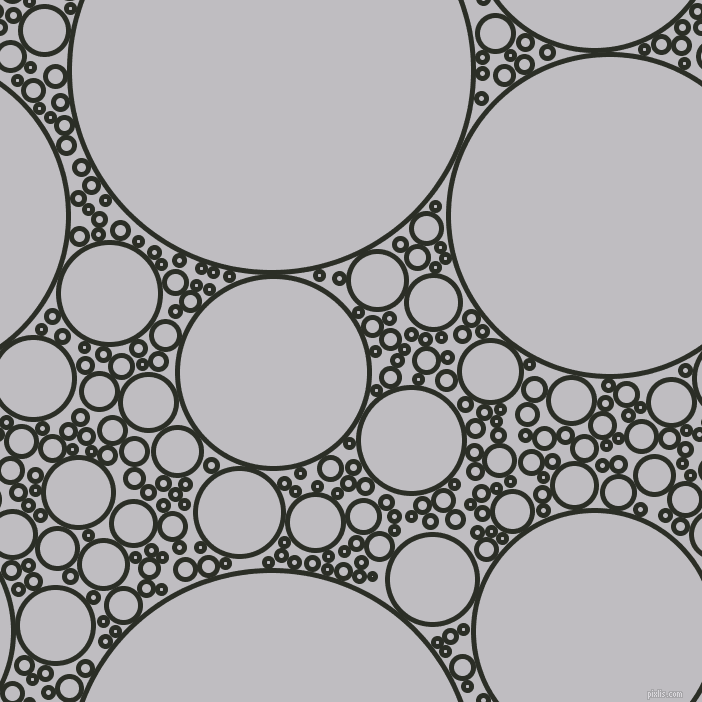 bubbles, circles, sponge, big, medium, small, 5 pixel line width, Marshland and French Grey circles bubbles sponge soap seamless tileable