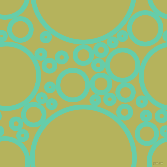 bubbles, circles, sponge, big, medium, small, 17 pixel line width, Medium Aquamarine and Olive Green circles bubbles sponge soap seamless tileable