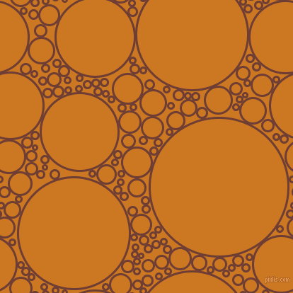 bubbles, circles, sponge, big, medium, small, 3 pixel line width, Metallic Copper and Ochre circles bubbles sponge soap seamless tileable