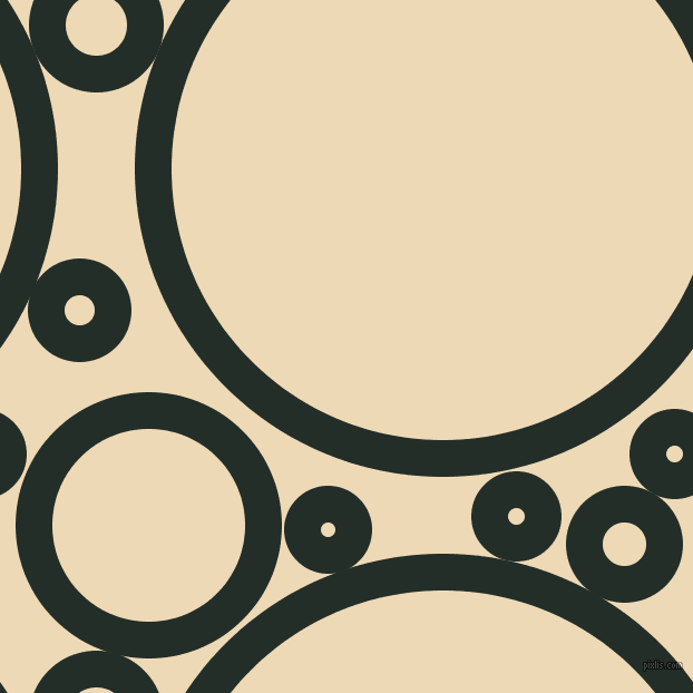 bubbles, circles, sponge, big, medium, small, 33 pixel line width, Midnight Moss and Champagne circles bubbles sponge soap seamless tileable