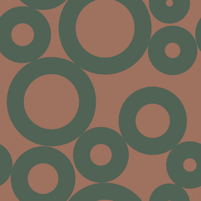 bubbles, circles, sponge, big, medium, small, 65 pixel line width, Mineral Green and Toast circles bubbles sponge soap seamless tileable