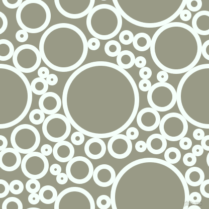 bubbles, circles, sponge, big, medium, small, 9 pixel line width, Mint Cream and Lemon Grass circles bubbles sponge soap seamless tileable