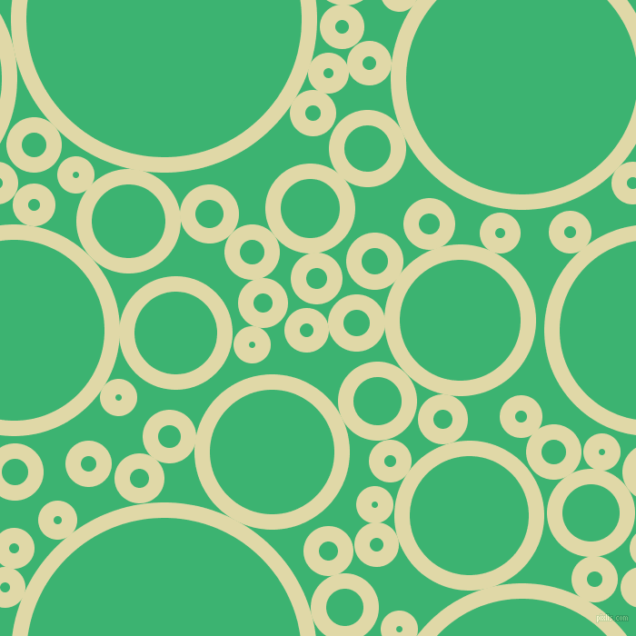bubbles, circles, sponge, big, medium, small, 17 pixel line width, Mint Julep and Medium Sea Green circles bubbles sponge soap seamless tileable