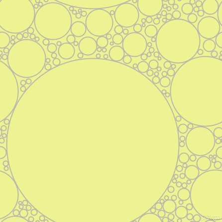 bubbles, circles, sponge, big, medium, small, 2 pixel line width, Mist Grey and Jonquil circles bubbles sponge soap seamless tileable