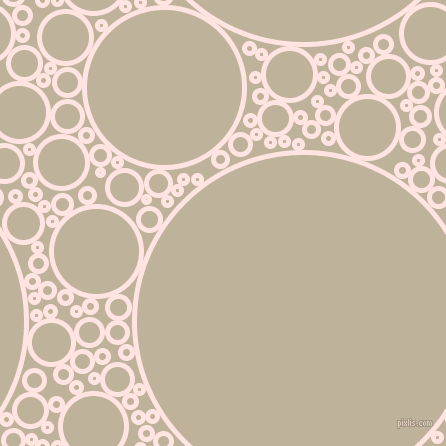 bubbles, circles, sponge, big, medium, small, 5 pixel line width, Misty Rose and Akaroa circles bubbles sponge soap seamless tileable