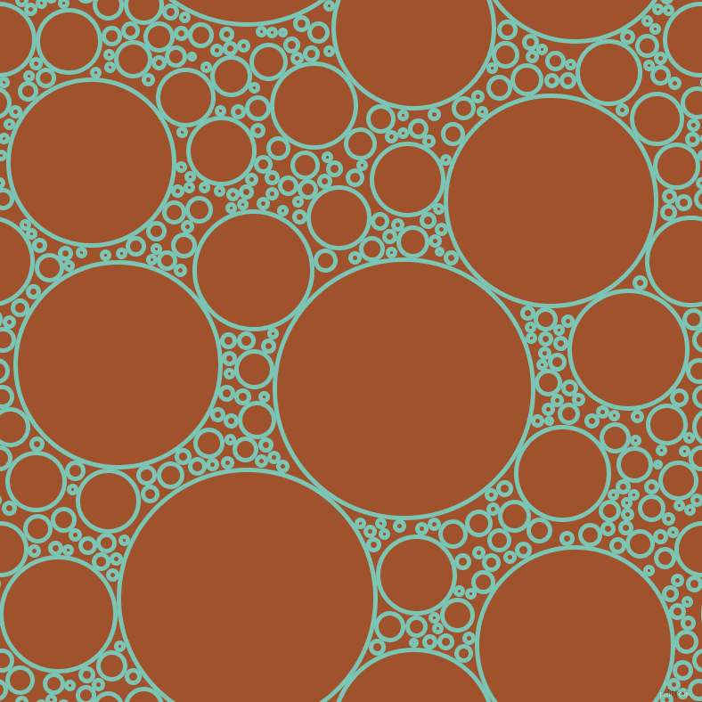bubbles, circles, sponge, big, medium, small, 5 pixel line width, Monte Carlo and Sienna circles bubbles sponge soap seamless tileable