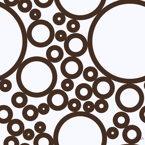 bubbles, circles, sponge, big, medium, small, 17 pixel line width, Morocco Brown and Ghost White circles bubbles sponge soap seamless tileable