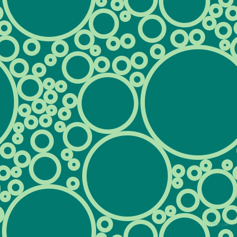 bubbles, circles, sponge, big, medium, small, 9 pixel line width, Moss Green and Pine Green circles bubbles sponge soap seamless tileable