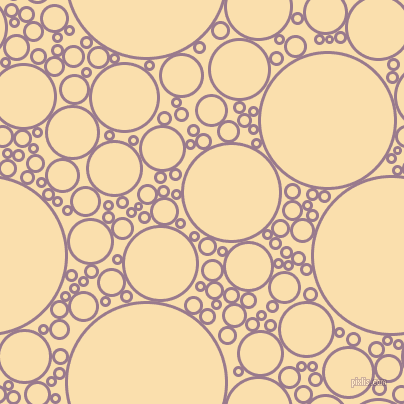 bubbles, circles, sponge, big, medium, small, 3 pixel line width, Mountbatten Pink and Peach-Yellow circles bubbles sponge soap seamless tileable