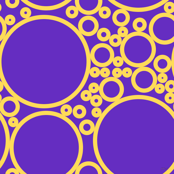 bubbles, circles, sponge, big, medium, small, 17 pixel line width, Mustard and Purple Heart circles bubbles sponge soap seamless tileable