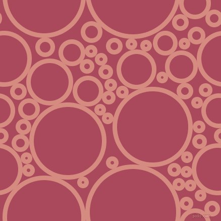 bubbles, circles, sponge, big, medium, small, 9 pixel line width, My Pink and Hippie Pink circles bubbles sponge soap seamless tileable