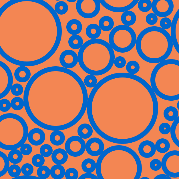 bubbles, circles, sponge, big, medium, small, 17 pixel line width, Navy Blue and Crusta circles bubbles sponge soap seamless tileable