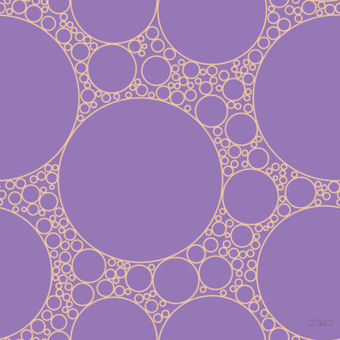 bubbles, circles, sponge, big, medium, small, 2 pixel line width, Negroni and Purple Mountain