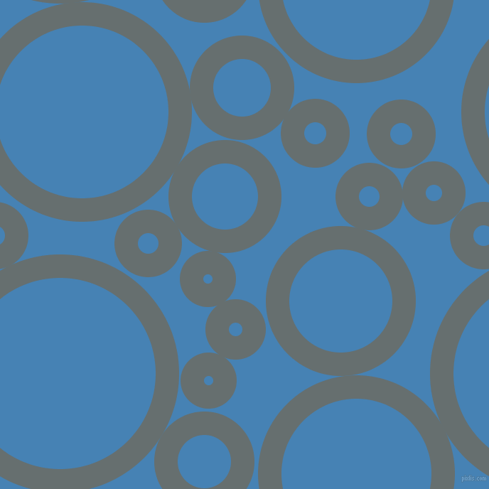 bubbles, circles, sponge, big, medium, small, 33 pixel line width, Nevada and Steel Blue circles bubbles sponge soap seamless tileable