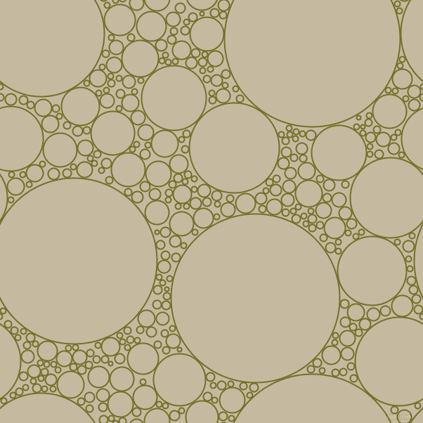 bubbles, circles, sponge, big, medium, small, 2 pixel line width, Olivetone and Sisal circles bubbles sponge soap seamless tileable