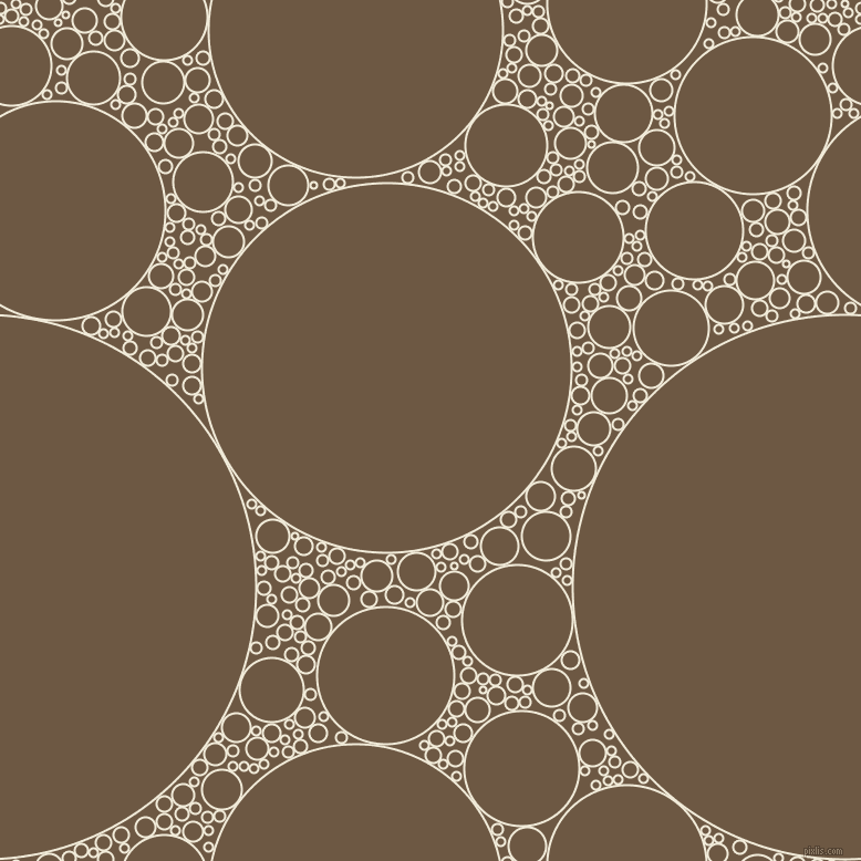 bubbles, circles, sponge, big, medium, small, 2 pixel line width, Orchid White and Tobacco Brown circles bubbles sponge soap seamless tileable