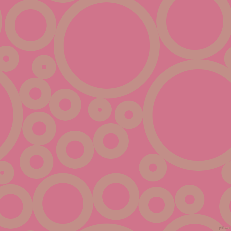 bubbles, circles, sponge, big, medium, small, 33 pixel line width, Oriental Pink and Charm circles bubbles sponge soap seamless tileable