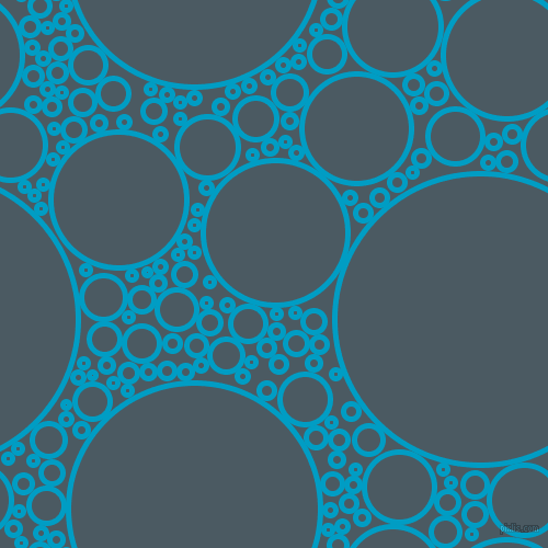 bubbles, circles, sponge, big, medium, small, 5 pixel line width, Pacific Blue and Fiord circles bubbles sponge soap seamless tileable