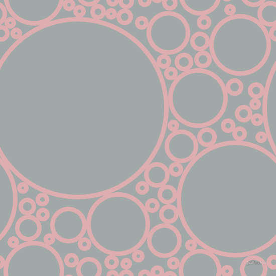 bubbles, circles, sponge, big, medium, small, 9 pixel line width, Pale Chestnut and Hit Grey circles bubbles sponge soap seamless tileable