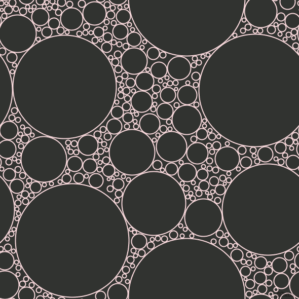 bubbles, circles, sponge, big, medium, small, 2 pixel line width, Pale Pink and Oil circles bubbles sponge soap seamless tileable