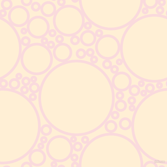 bubbles, circles, sponge, big, medium, small, 9 pixel line width, Pale Pink and Papaya Whip circles bubbles sponge soap seamless tileable