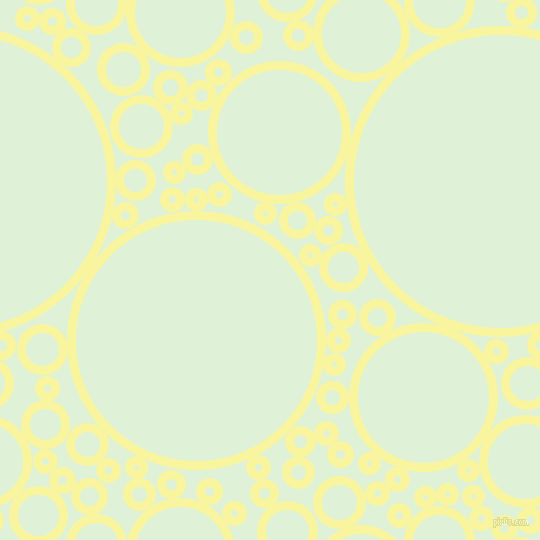 bubbles, circles, sponge, big, medium, small, 9 pixel line width, Pale Prim and Hint Of Green circles bubbles sponge soap seamless tileable