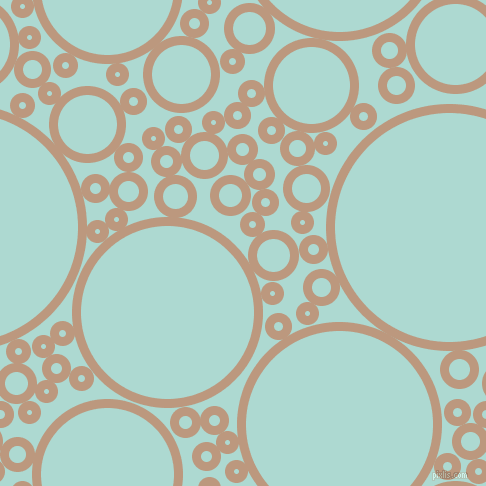 bubbles, circles, sponge, big, medium, small, 9 pixel line width, Pale Taupe and Scandal circles bubbles sponge soap seamless tileable