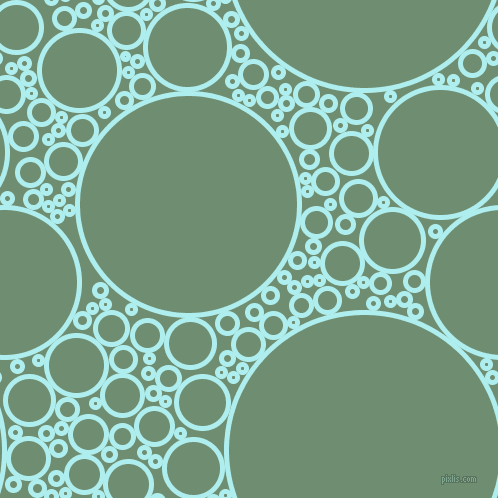 bubbles, circles, sponge, big, medium, small, 5 pixel line width, Pale Turquoise and Laurel circles bubbles sponge soap seamless tileable