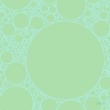 bubbles, circles, sponge, big, medium, small, 2 pixel line width, Pale Turquoise and Moss Green circles bubbles sponge soap seamless tileable