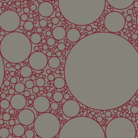 bubbles, circles, sponge, big, medium, small, 3 pixel line width, Paprika and Friar Grey circles bubbles sponge soap seamless tileable